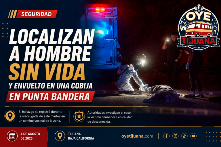 Localizan a hombre sin vida y envuelto en una cobija en Punta Bandera