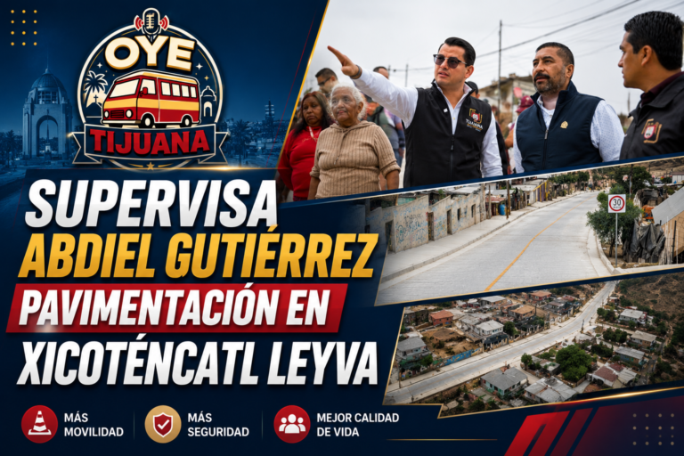 Supervisa Abdiel Gutiérrez pavimentación en Xicoténcatl Leyva