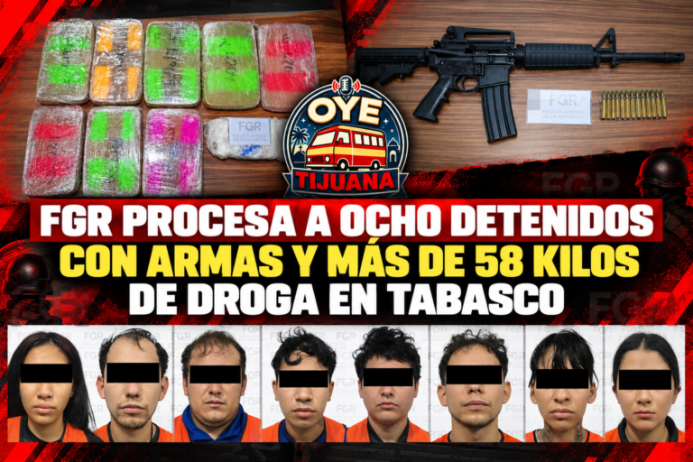 Operativo FGR_ armas y droga incautadas
